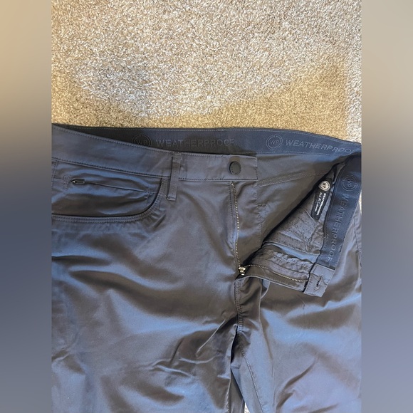 Men’s Dark Gray Weatherproof Straight Fit Pants - Picture 5 of 6